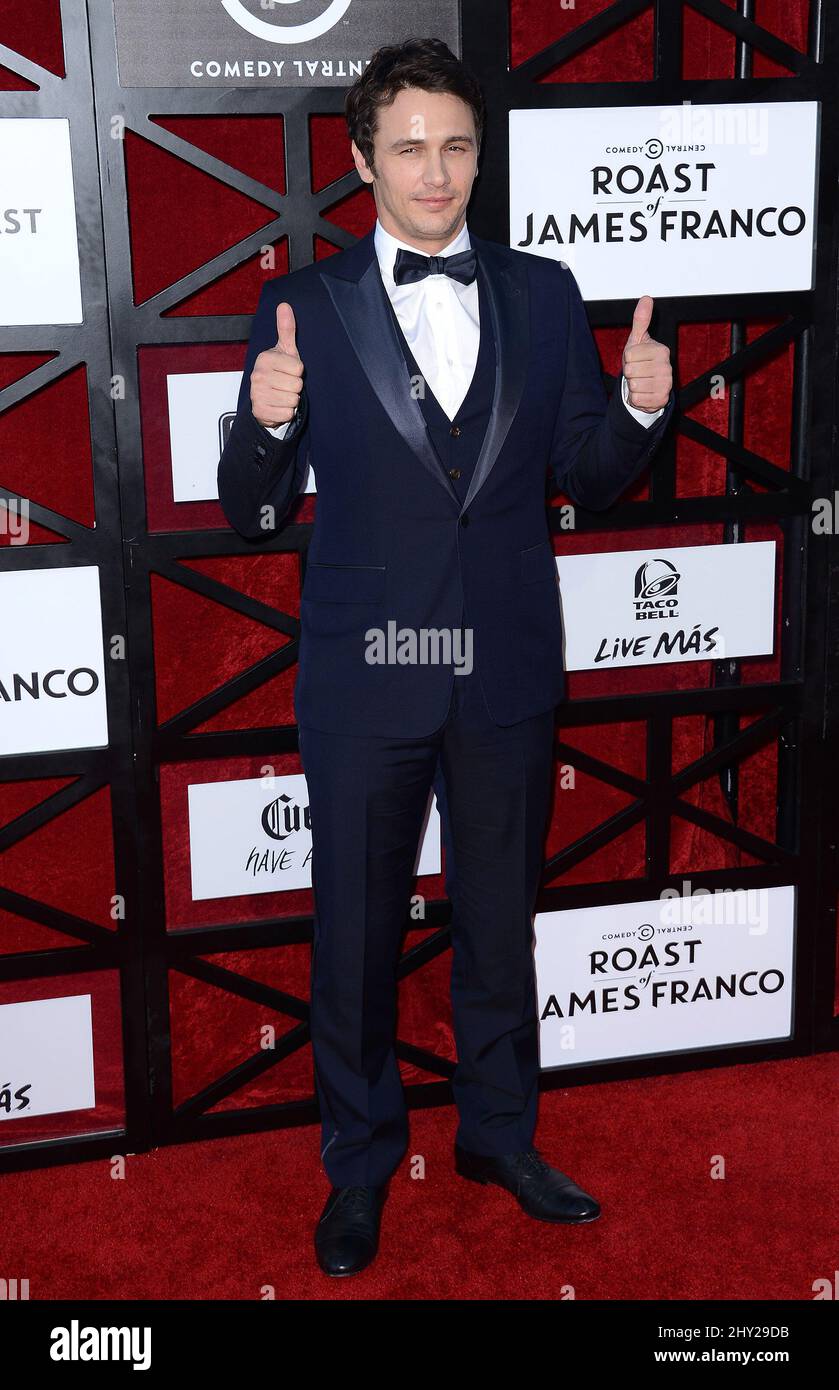 James Franco attending the Comedy Central Roast of James Franco in Culver City, Los Angeles, USA. Stock Photo