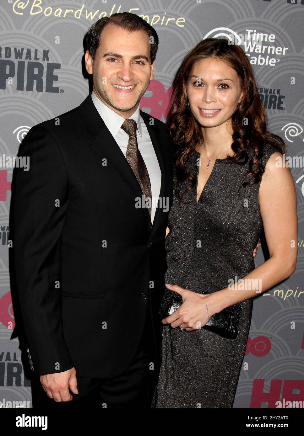 Michael Stuhlbarg and MaiLinh Lofgren attending the premiere of Season