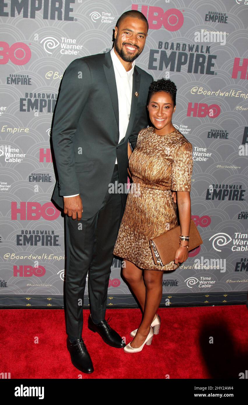 player Tyson Chandler and wife Kimberly Chandler attend W i P on