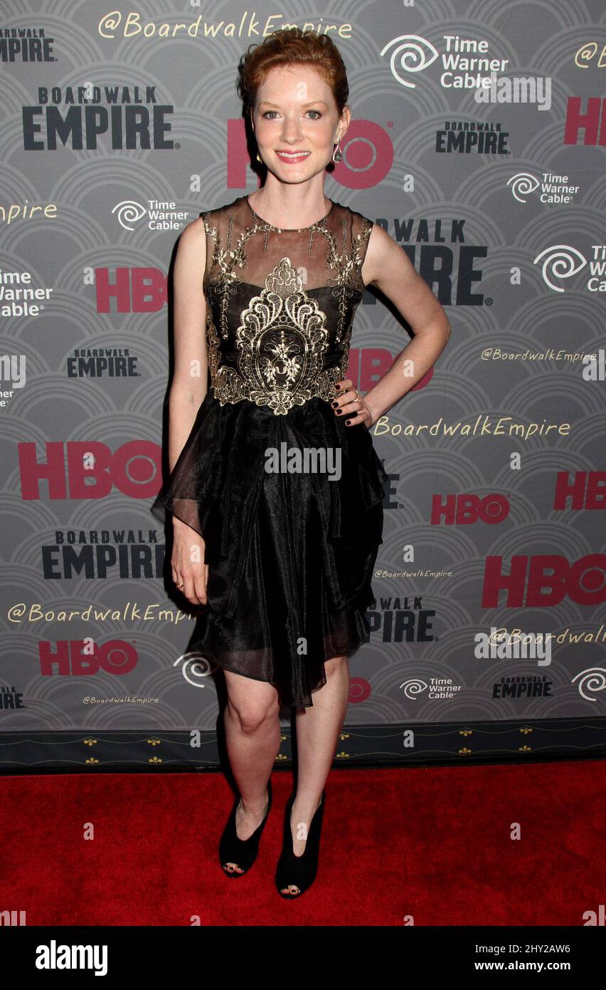 Wrenn Schmidt attending the premiere of Season Four of Boardwalk Empire
