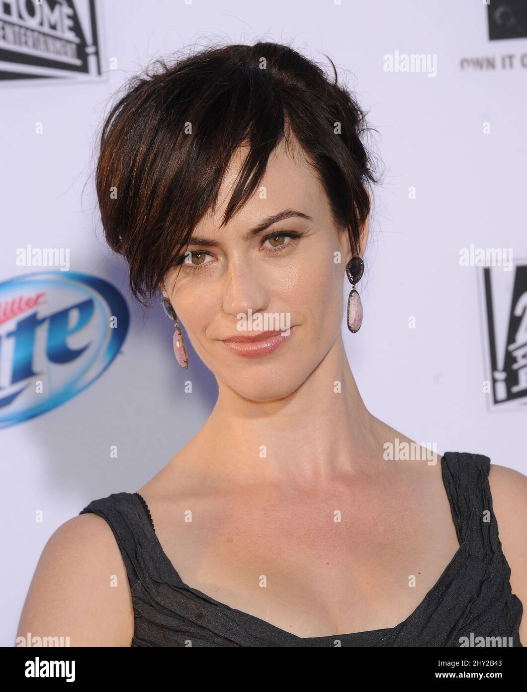 Maggie Siff attends the season six premiere for Sons of Anarchy Stock Photo