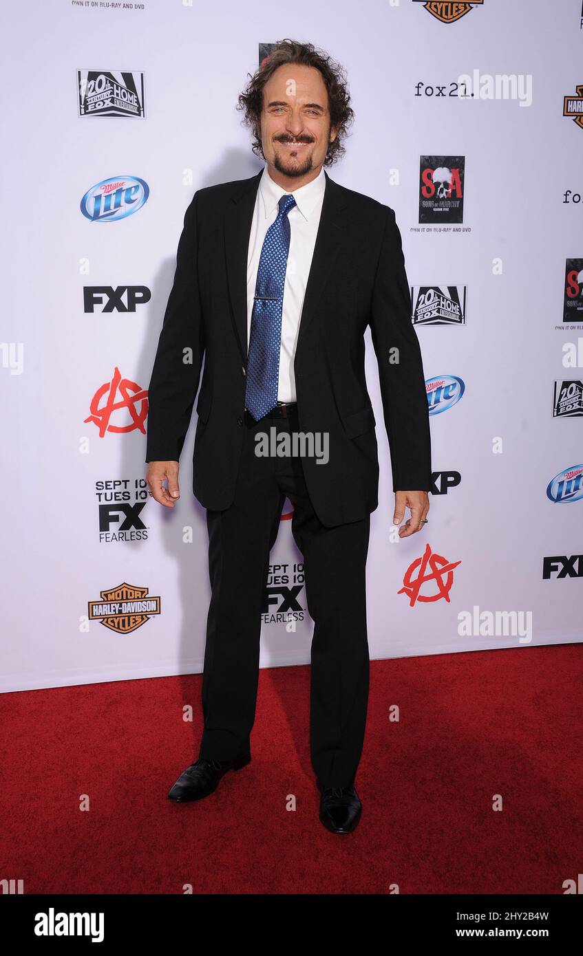 Kim Coates attends the season six premiere for Sons of Anarchy Stock Photo