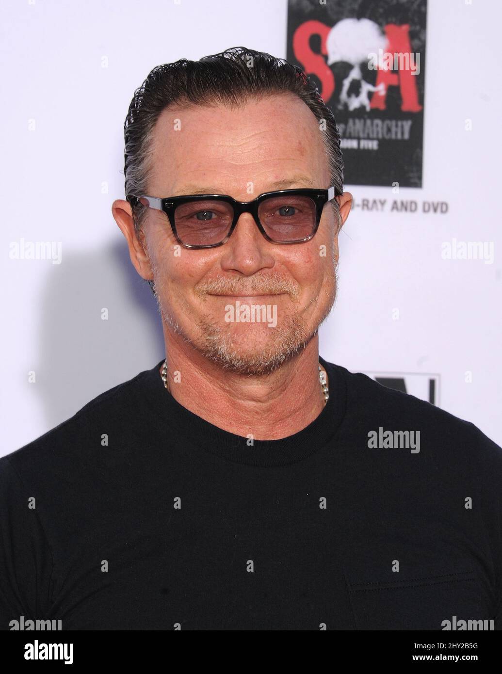 Robert Patrick attends the season six premiere for Sons of Anarchy Stock Photo