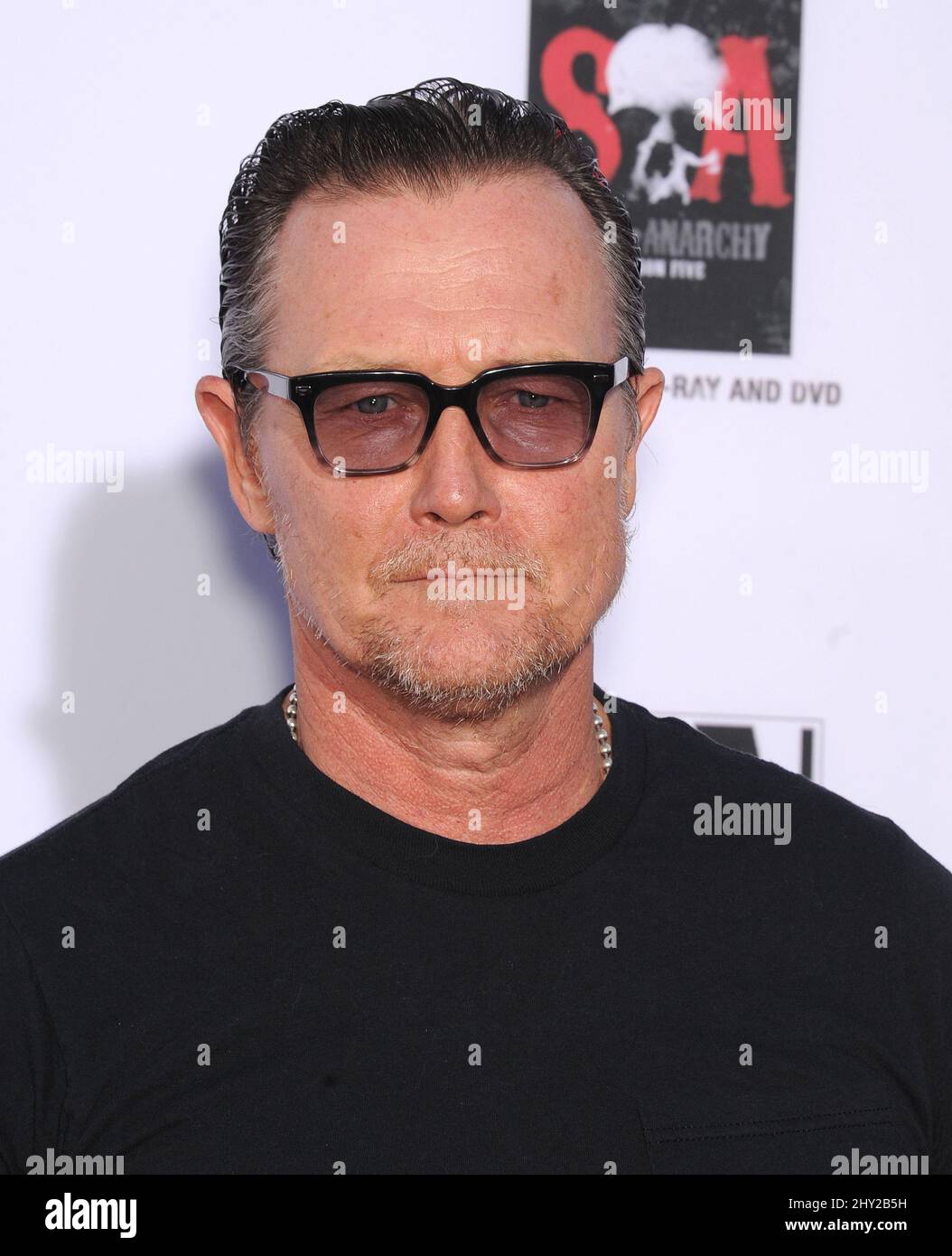 Robert Patrick attends the season six premiere for Sons of Anarchy Stock Photo