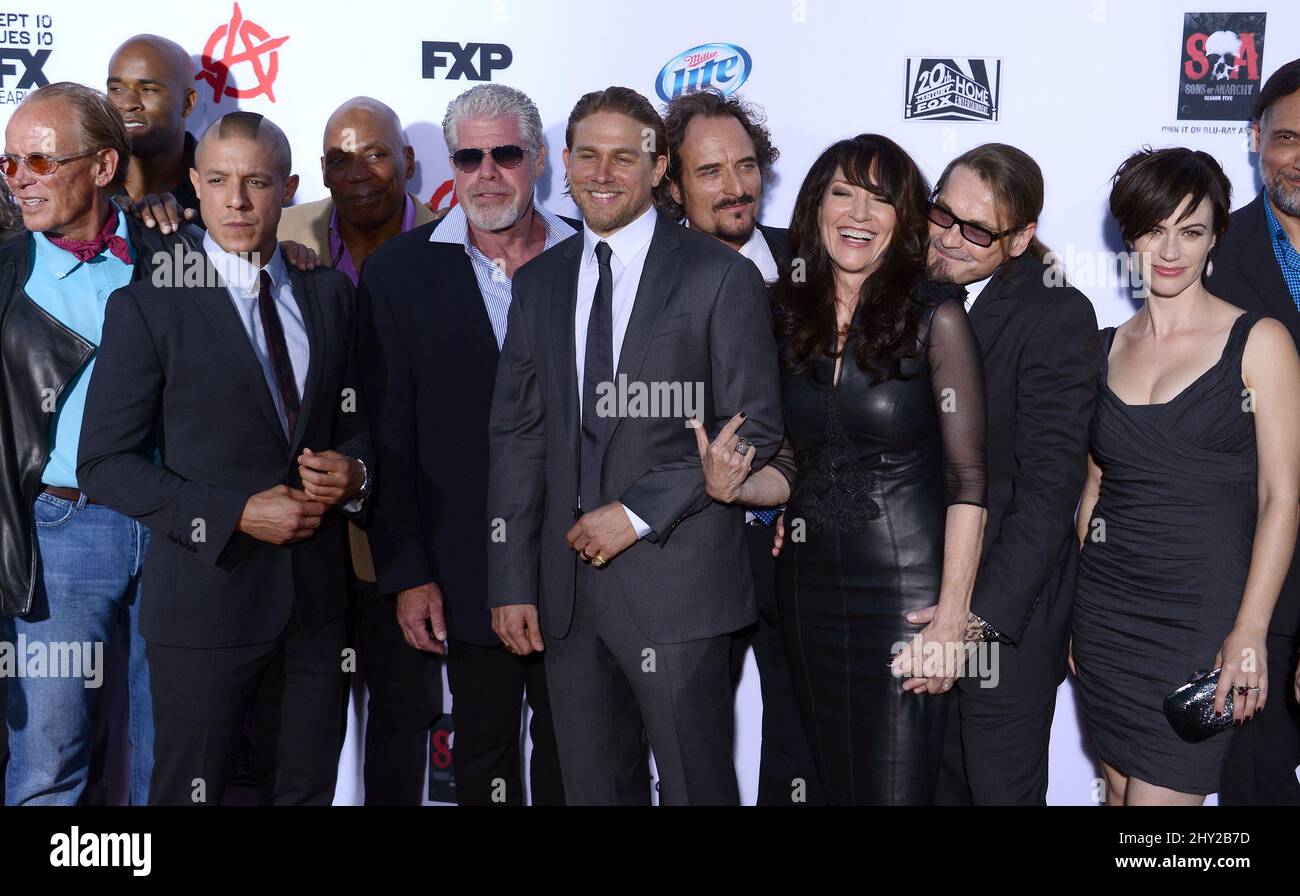 Charlie Hunnam, Sons of Anarchy Cast attends the "Sons Of Anarchy" Season 6  Premiere Screening held at Dolby Theatre, Los Angeles Stock Photo - Alamy