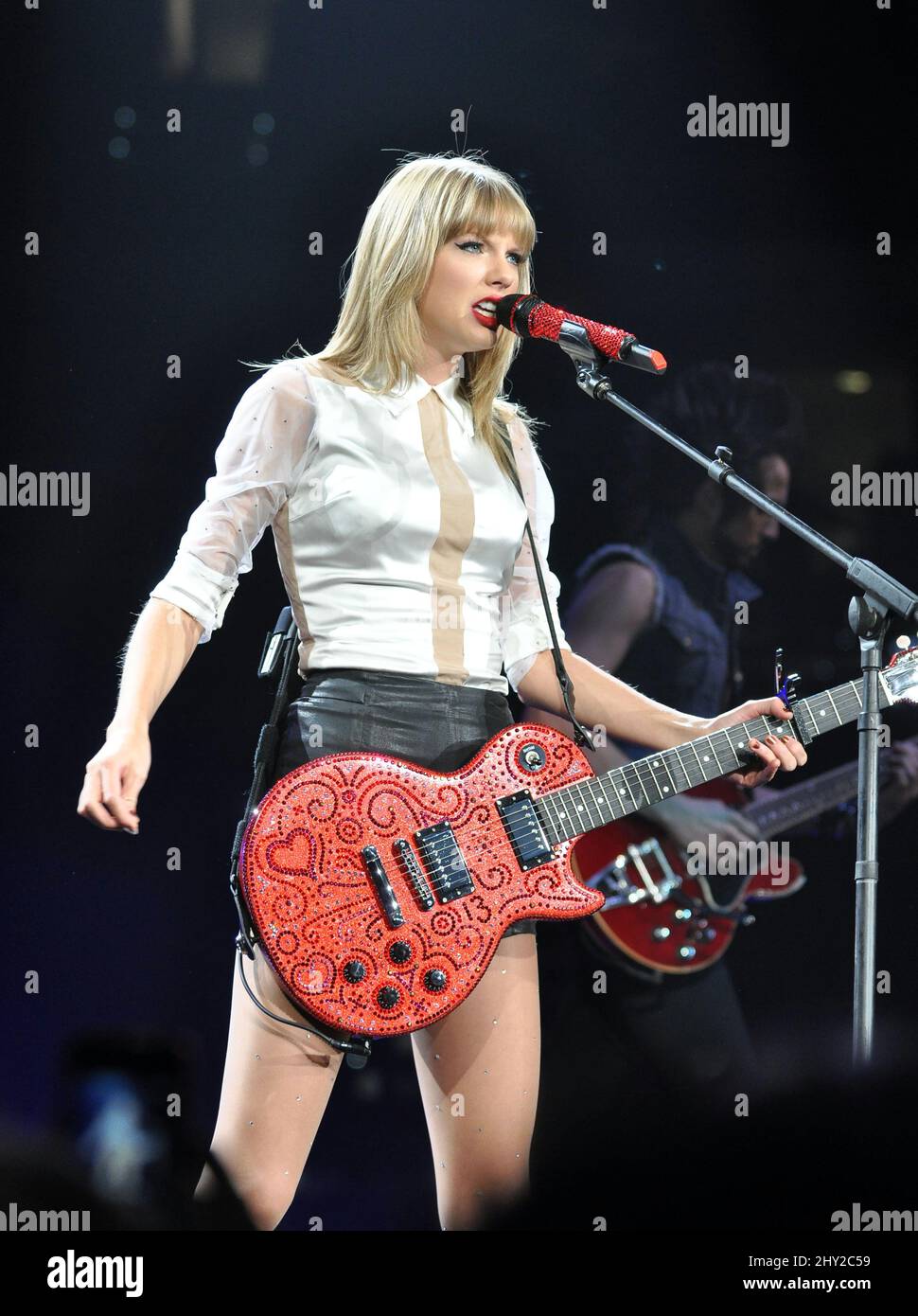 Taylor Swift in concert at the PNC arena in Raleigh, North Carolina