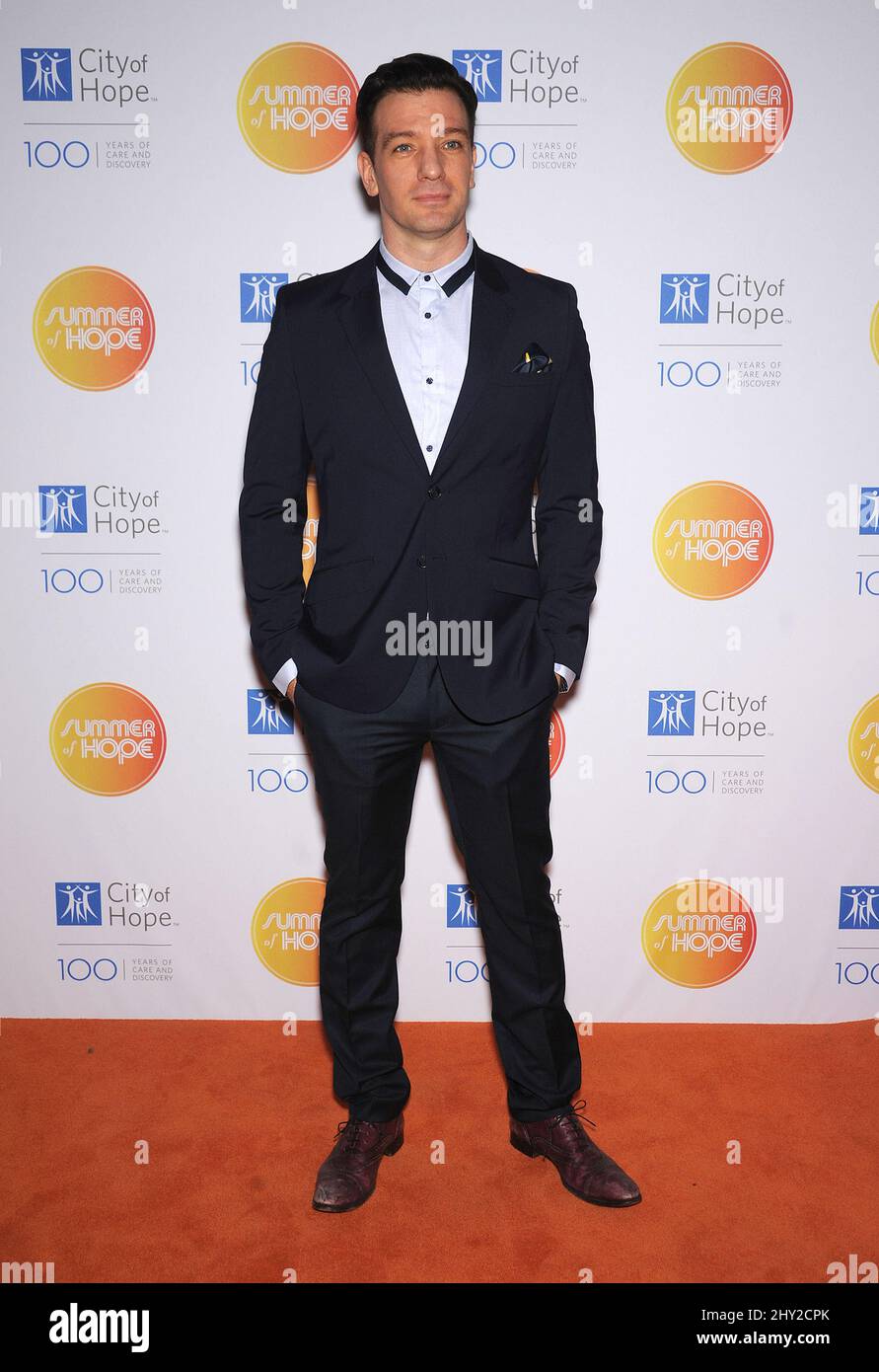 JC Chasez attends City of Hope???s Spirit of Life Gala at Hercules Campus Stock Photo