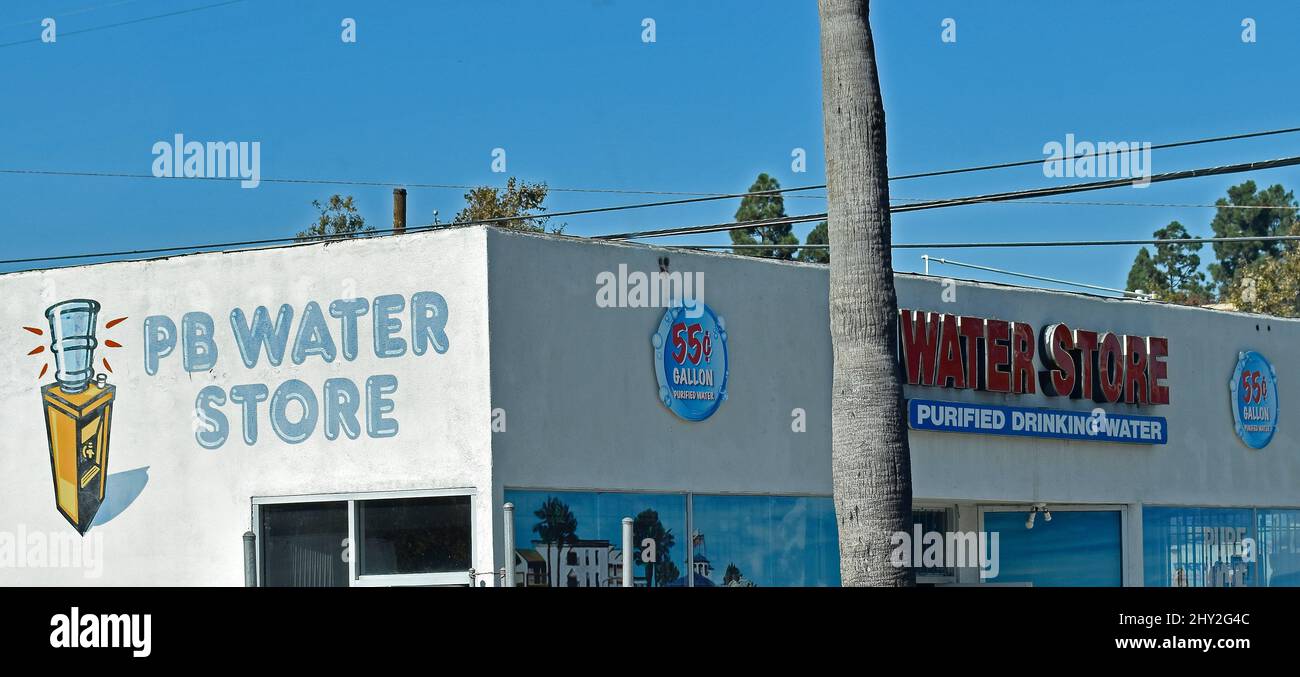 PB Water Store, in San Diego, Southern California Stock Photo Alamy