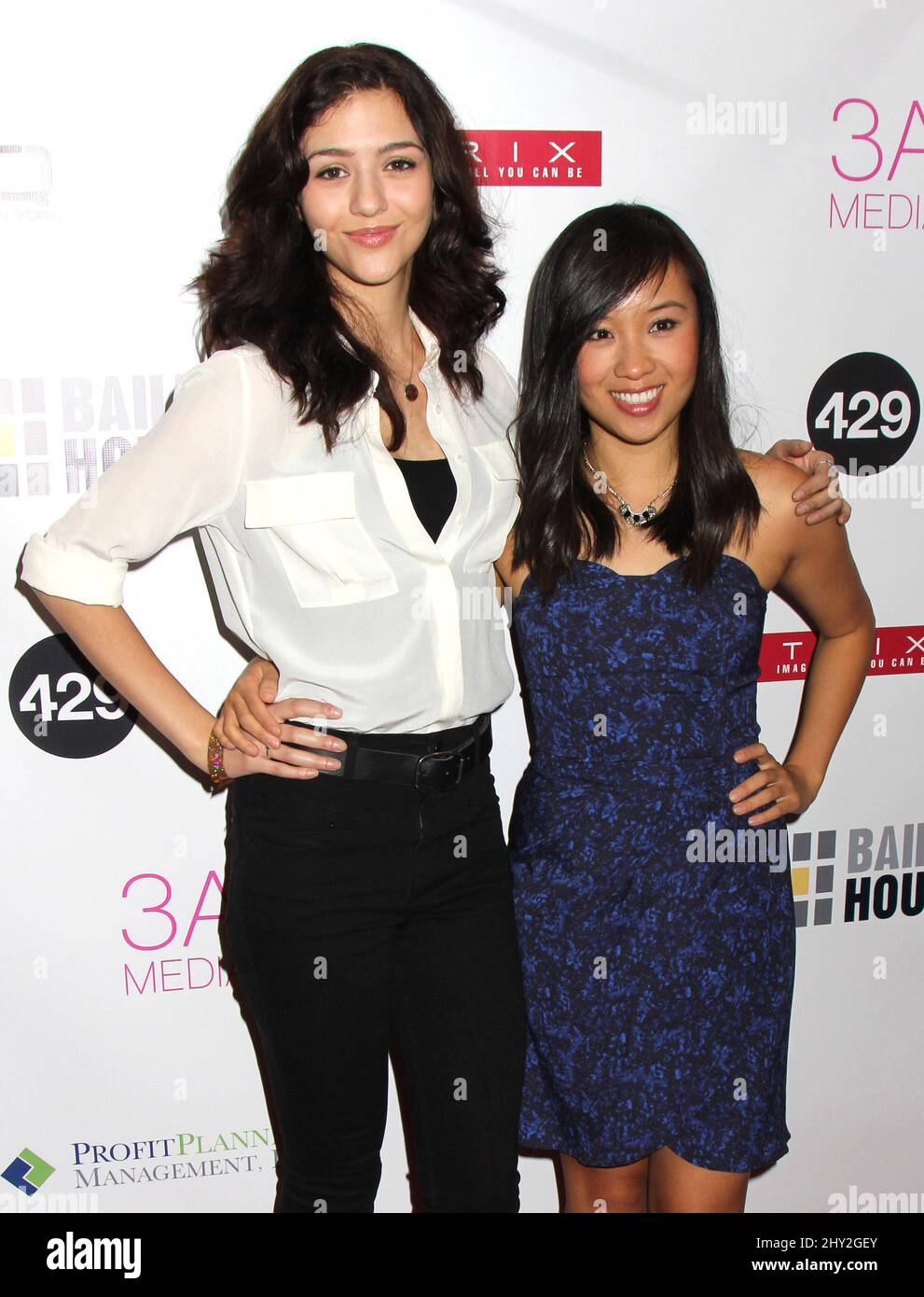 Katie Findlay & Ellen Wong attending the 2013 Bailey House Fundraiser at LQNY in New York. Stock Photo