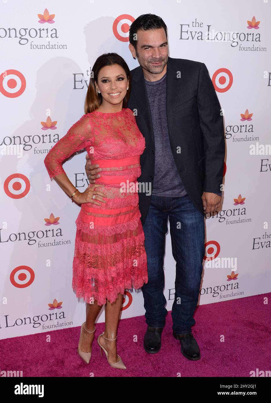 Eva Longoria, Ricardo Chavira attending the Eva Longoria Foundation ...