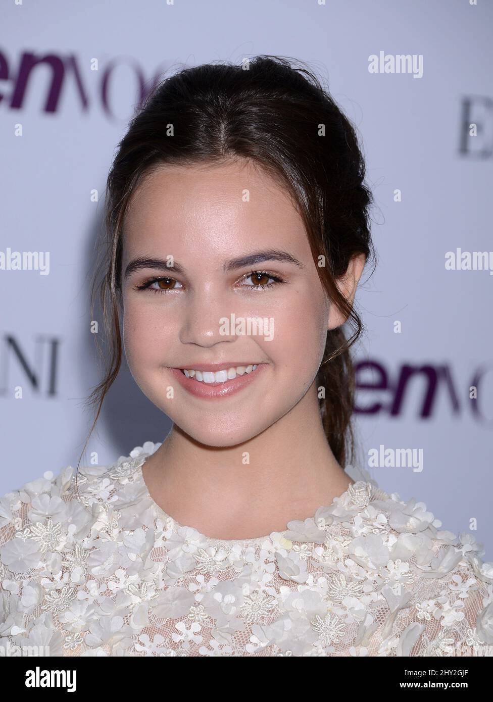 Bailey Madison arrives at the Teen Vogue Young Hollywood issue party, Los Angeles. Stock Photo