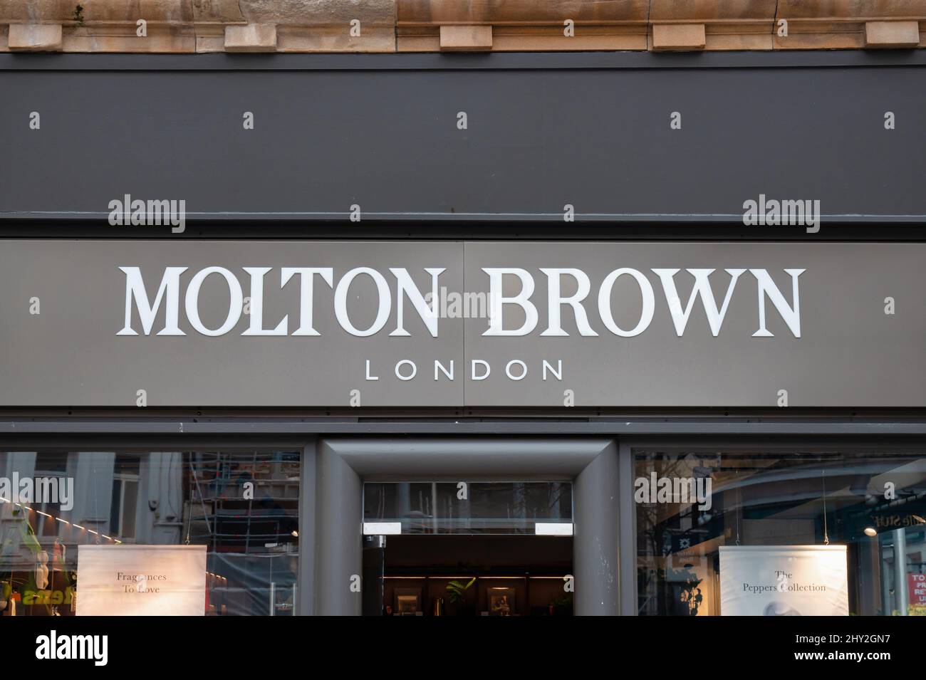 Molton brown london sign hi-res stock photography and images - Alamy