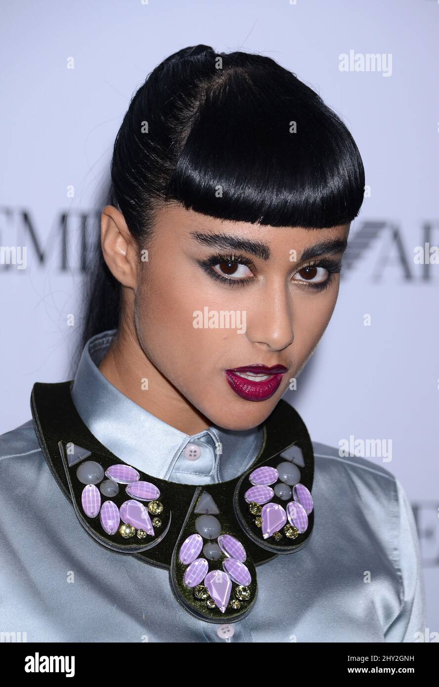 Natalia Kills arrives at the Teen Vogue Young Hollywood issue party, Los Angeles. Stock Photo