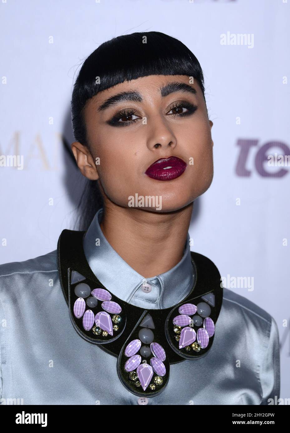 Natalia Kills arrives at the Teen Vogue Young Hollywood issue party, Los Angeles. Stock Photo