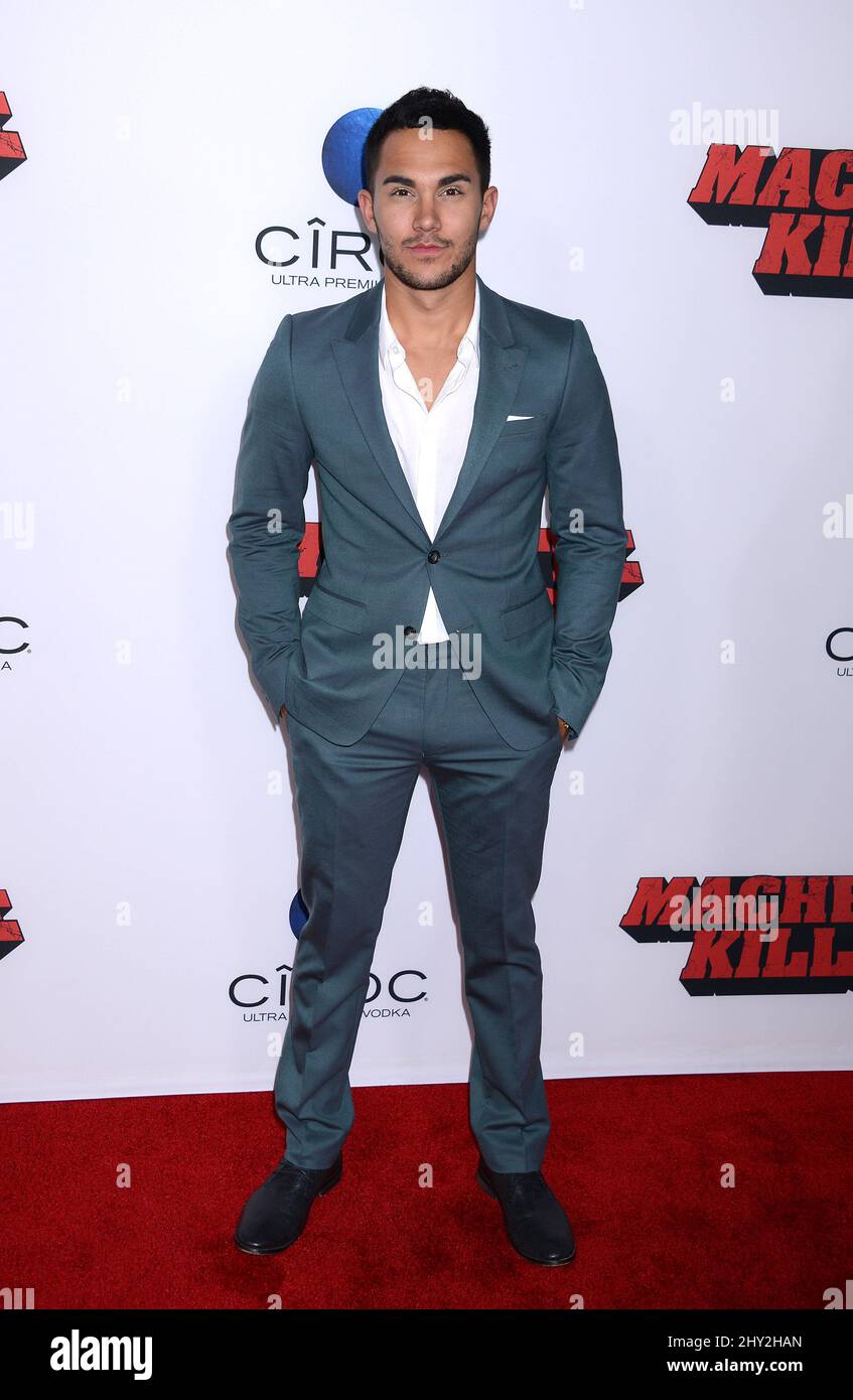Carlos Pena attending the 'Machete Kills' Los Angeles Premiere held at Regal Cinemas LA Live Stock Photo