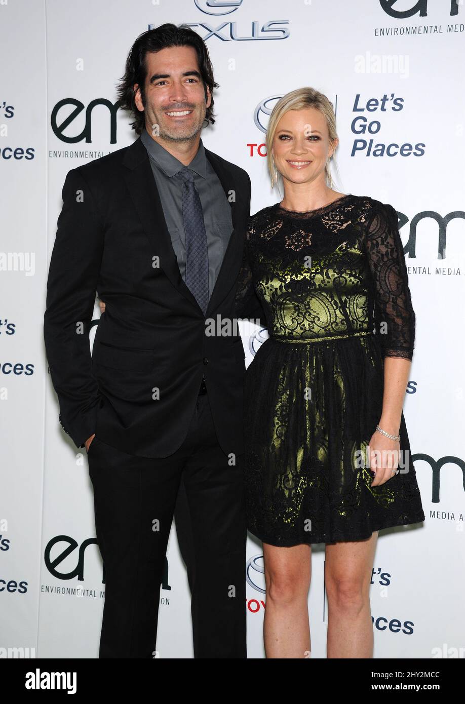 Amy Smart & Carter Oosterhouse attending the Environmental Media Awards ...