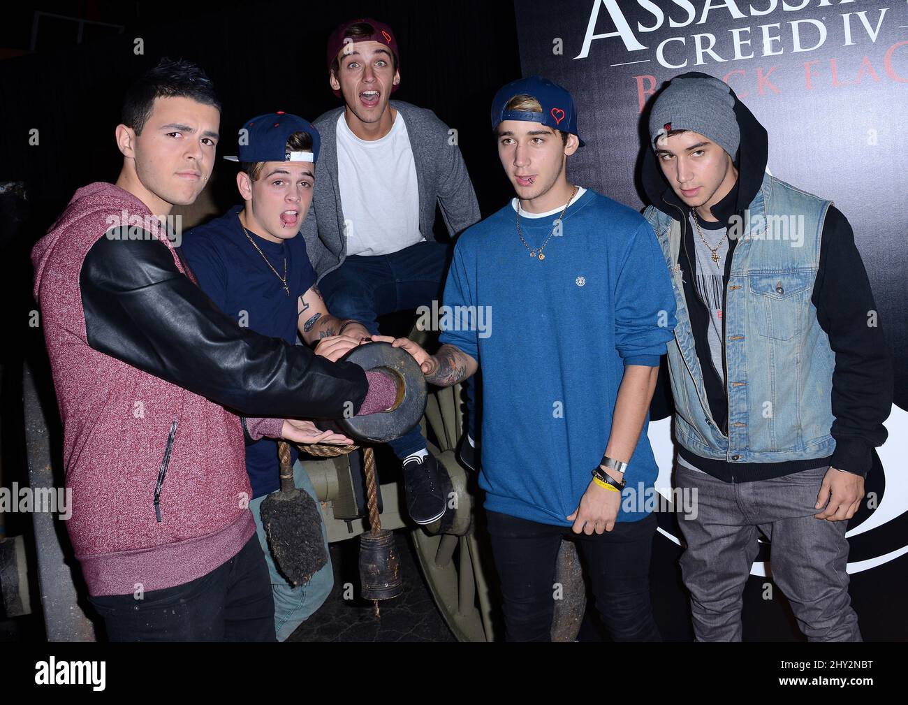 Luke Brooks, Jai Brooks of the Janoskians attending the Assassin's Creed  IV: Black Flag Launch Party at Greystone Manor in Los Angeles, California  Stock Photo - Alamy, image size:1300x1009