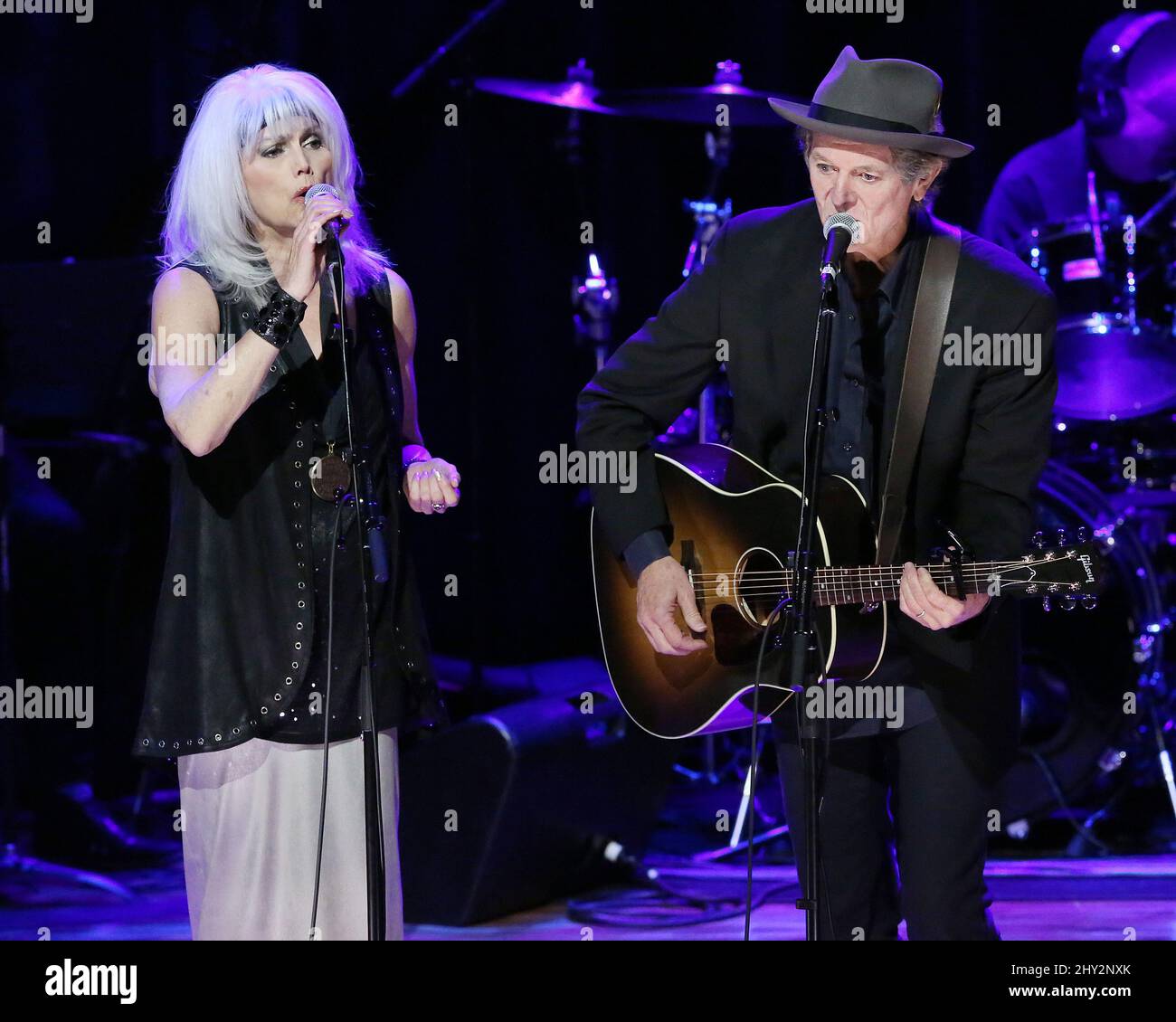 Emmylou Harris,Rodney Crowell during the Medallion Ceremony Held in the ...