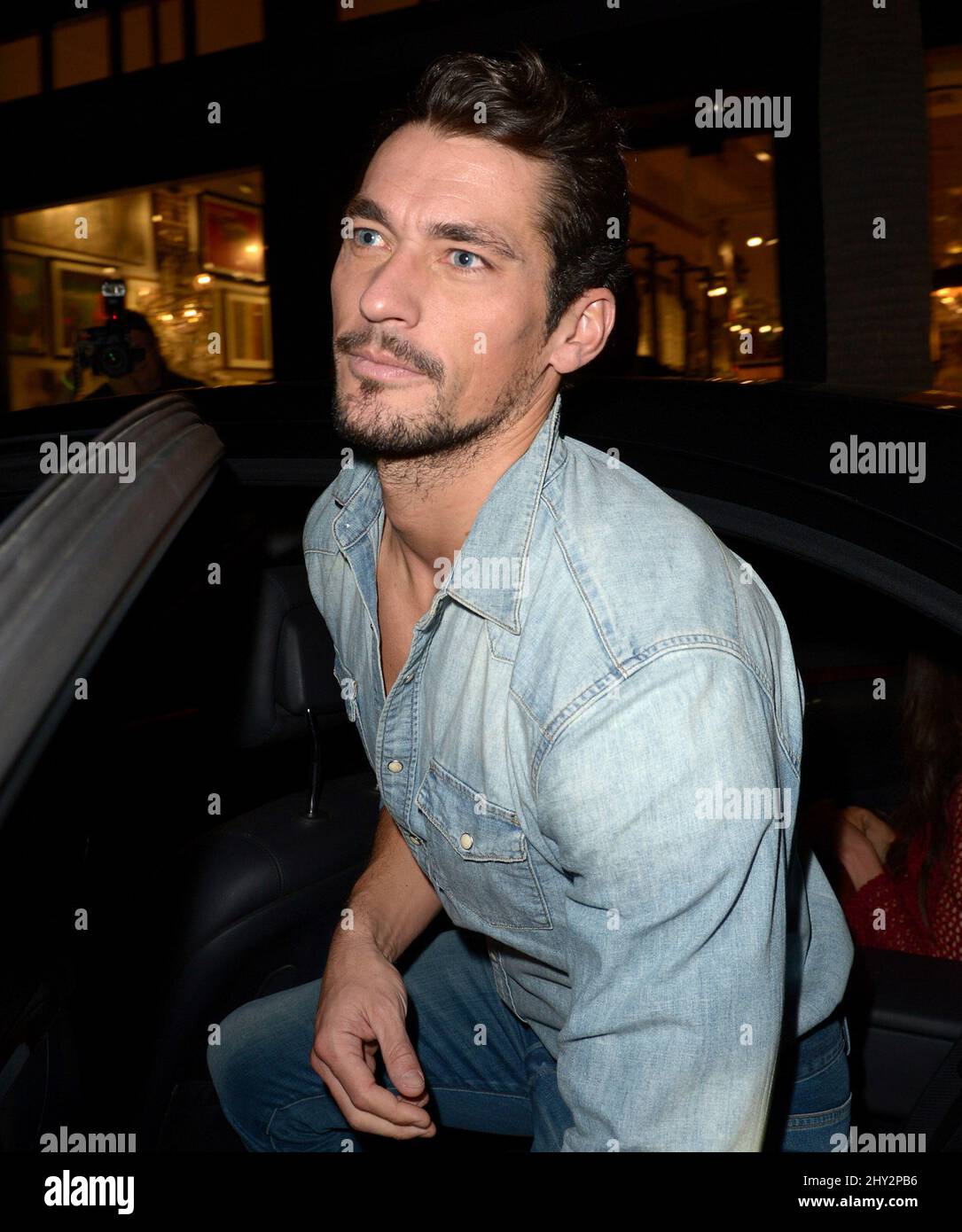 David Gandy at the Lucky Brand Beverly Hills Store Opening. Stock Photo