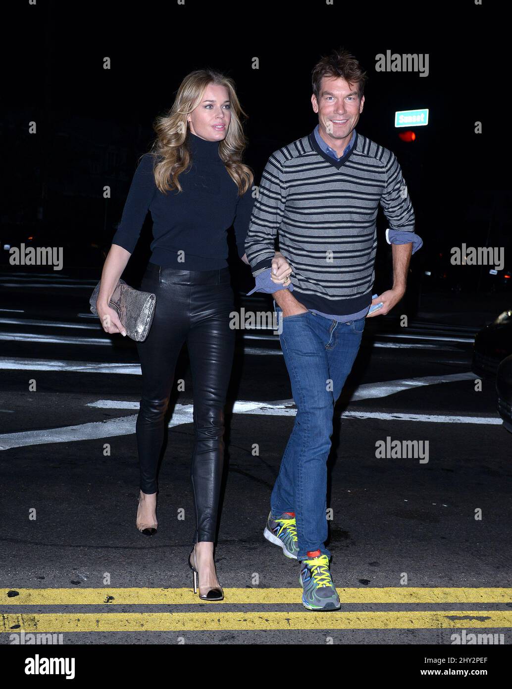 Rebecca Romijn and Jerry O'Connell after the Ass Backwards premiere held at  Vista Theatre, Los Angeles Stock Photo - Alamy