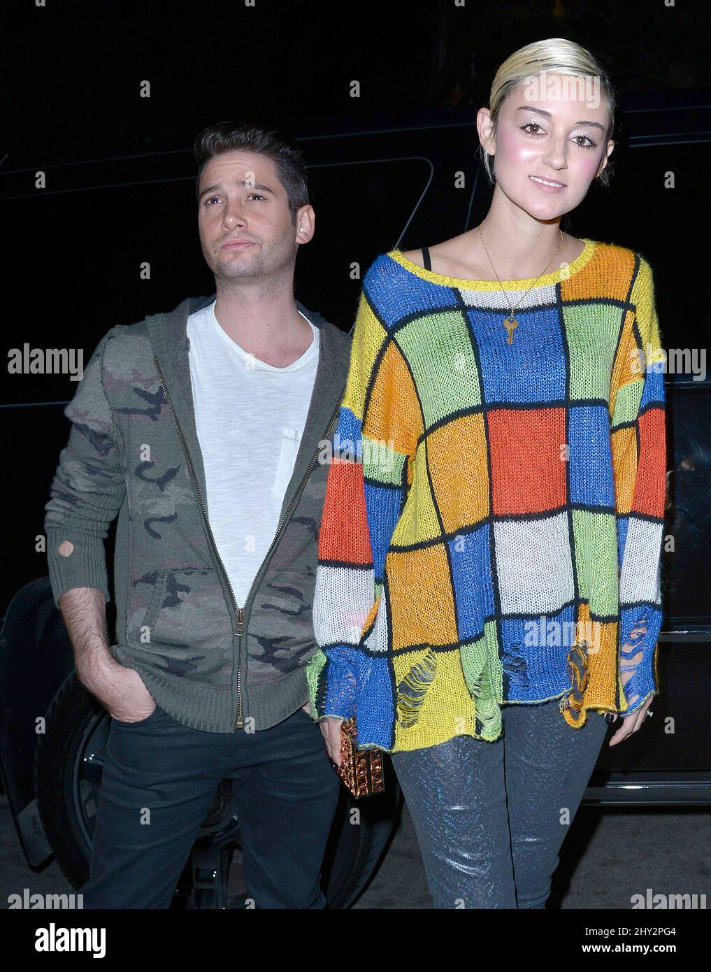 Josh Flagg, Caroline D'Amore seen out and about in West Hollywood, California. Stock Photo