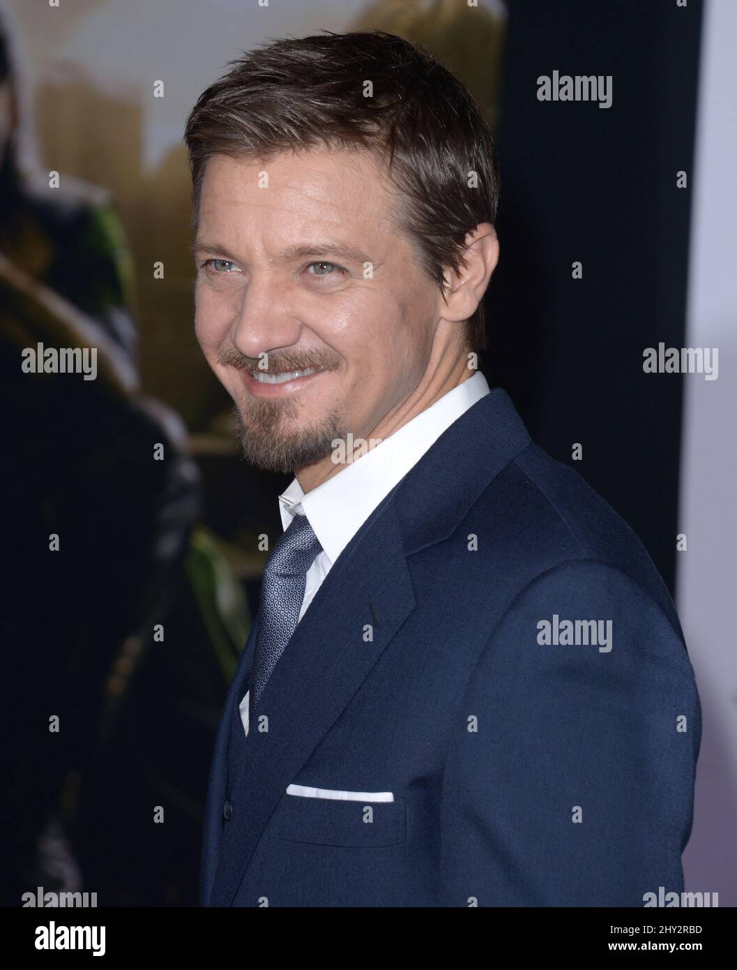 Jeremy Renner attending the 'Thor: The Dark World' Premiere in Los Angeles Stock Photo