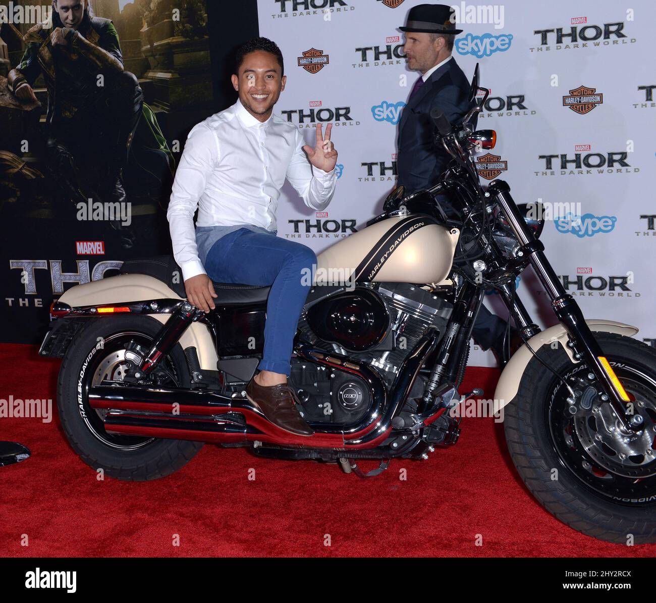 Tahj Mowry attending the 'Thor: The Dark World' Premiere in Los Angeles Stock Photo