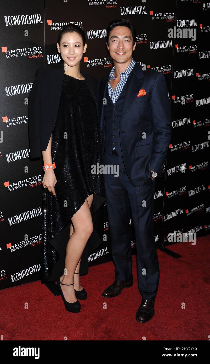 Daniel Henney and Claudia Kim attends the Hamilton and Los Angeles