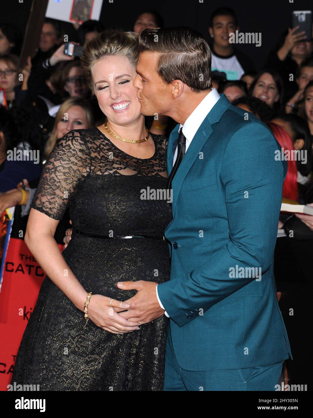 Catherine Ritch Alan Ritchson and Catherine Ritchson attending the premiere of