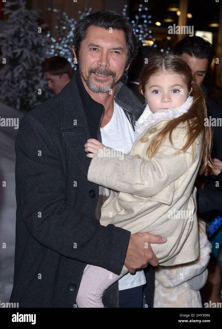 Lou Diamond Phillips attending the Frozen Premiere in Los Angeles, California. Stock Photo