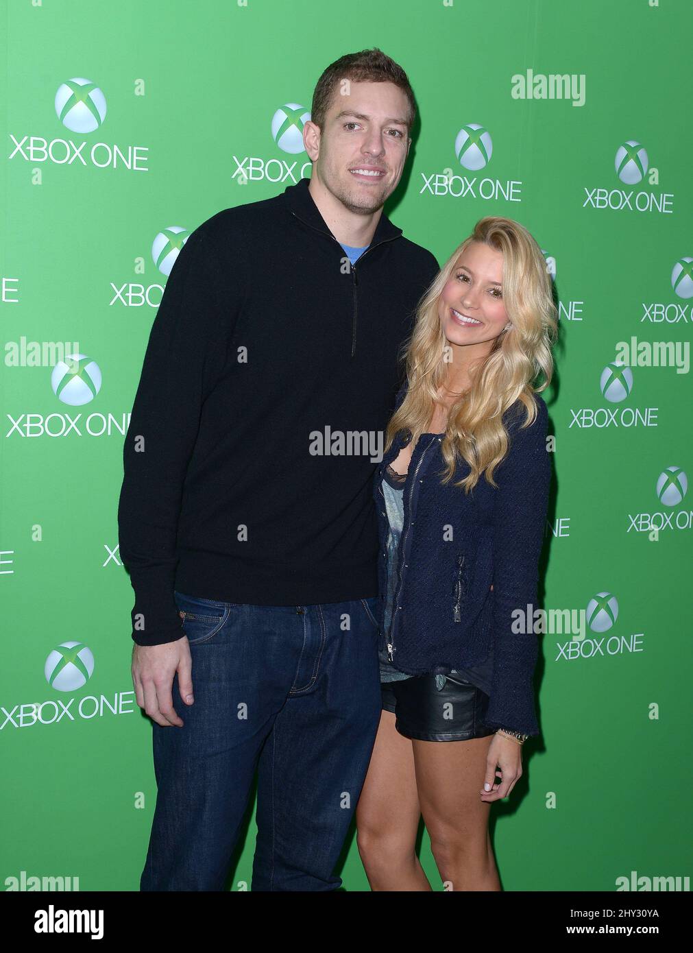 David Lee, Sabina Gadecki attending the Xbox One Official Launch Celebration Held at Milk Studios in Los Angeles, USA. Stock Photo