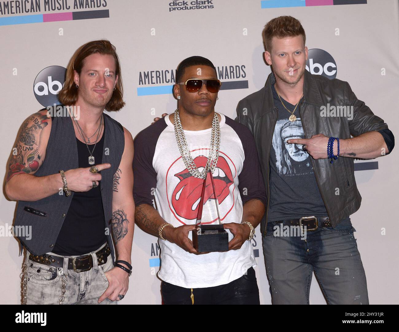 Tyler Hubbard, Brian Kelley of 'Florida Line', Nelly in the Tyler Hubbard, Brian Kelley of 'Florida Line', Nelly in the
