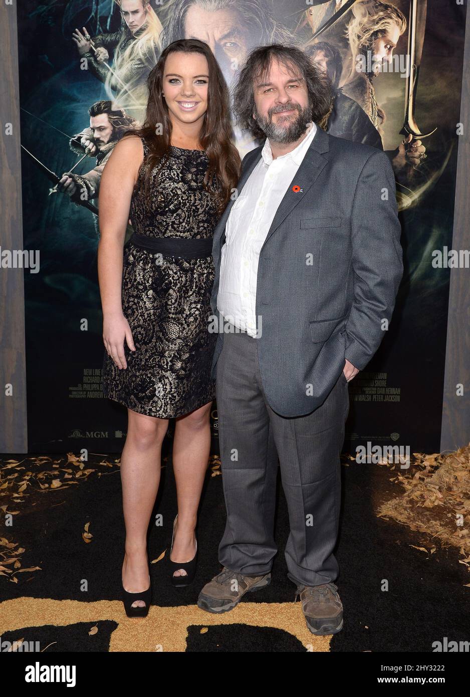 Peter Jackson attending 'The Hobbit: The Desolation Of Smaug' premiere held at Dolby Theatre in Los Angeles, USA. Stock Photo