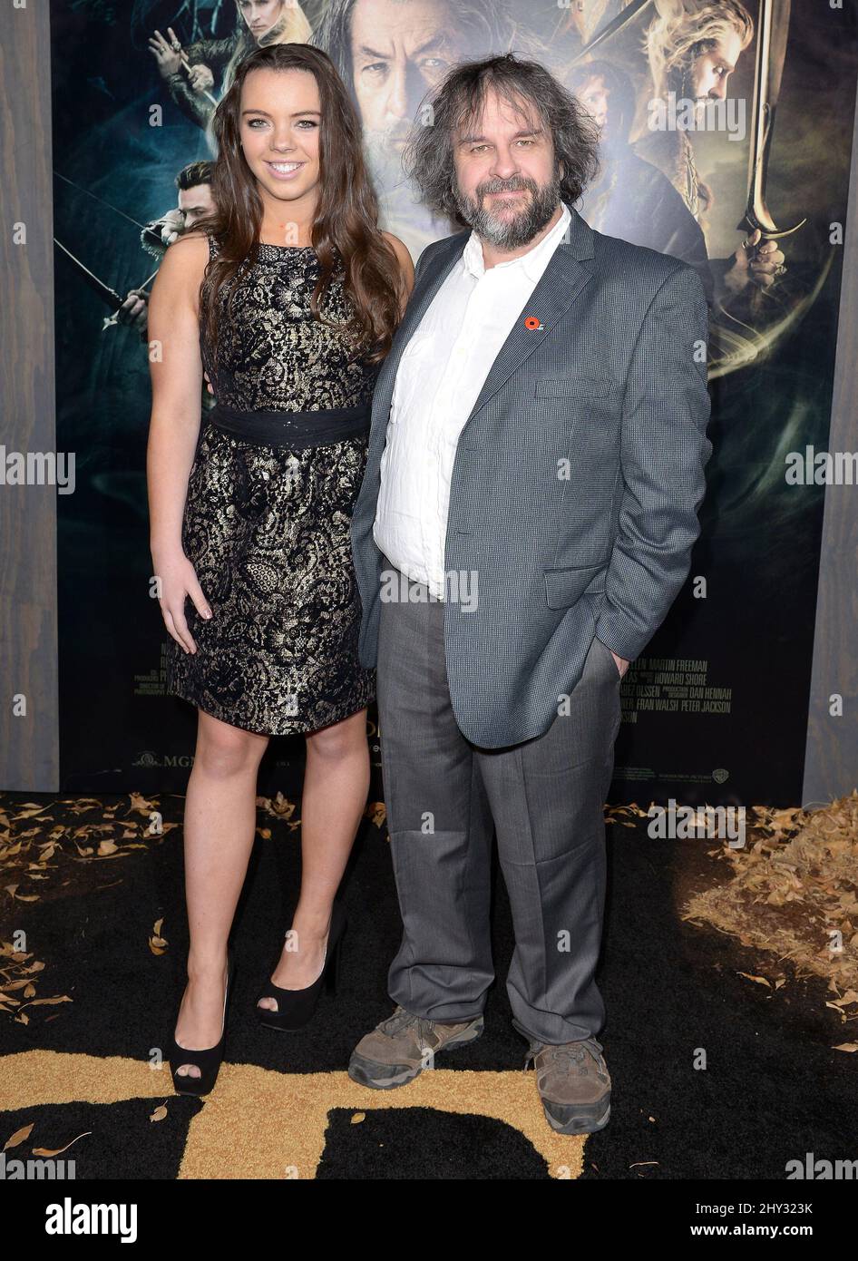 Peter Jackson attending 'The Hobbit: The Desolation Of Smaug' premiere Held at Dolby Theatre in Los Angeles, USA. Stock Photo
