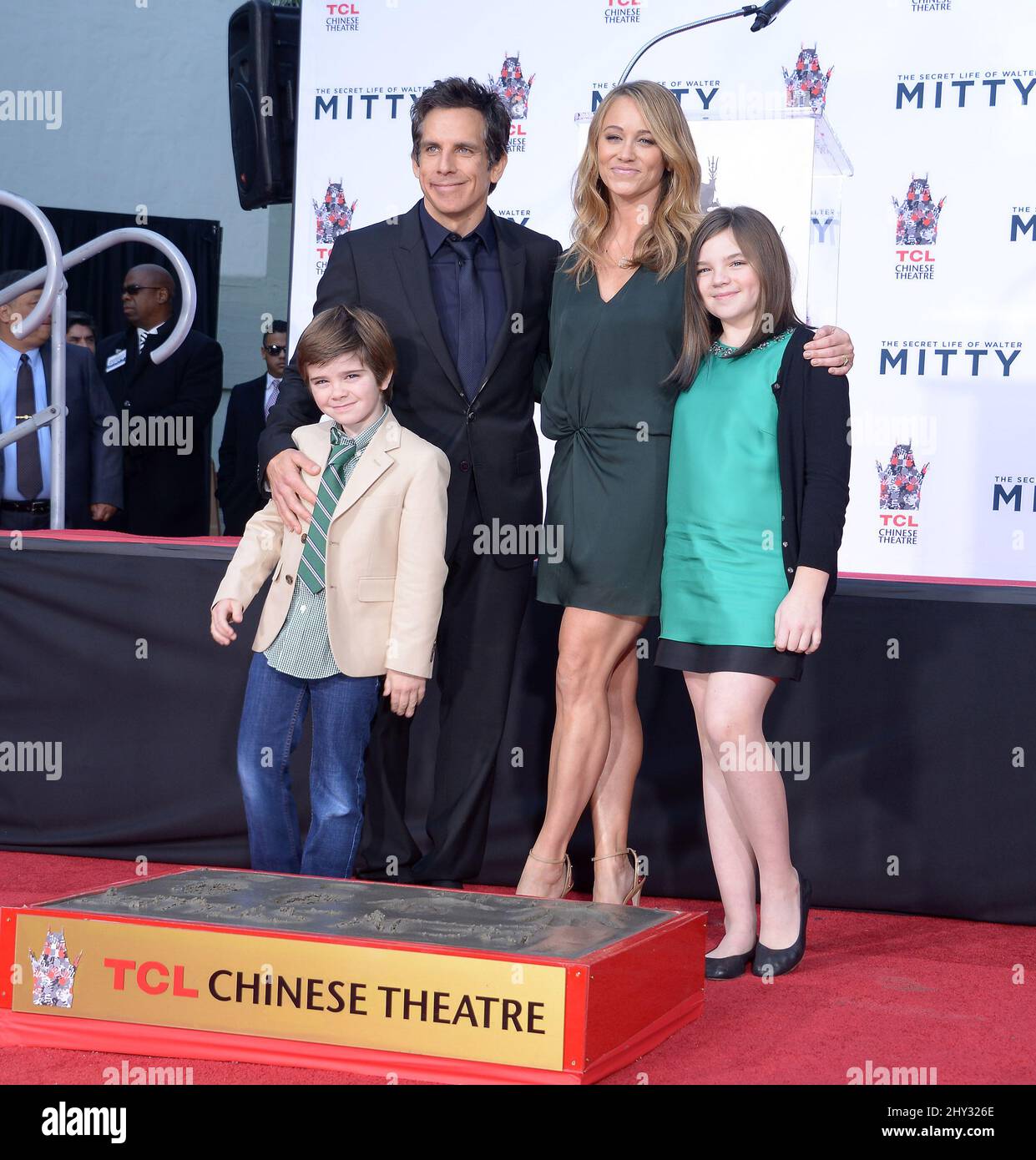 Ben Stiller, Christine Taylor, Quinlin Stiller, Ella Stiller at the Ben