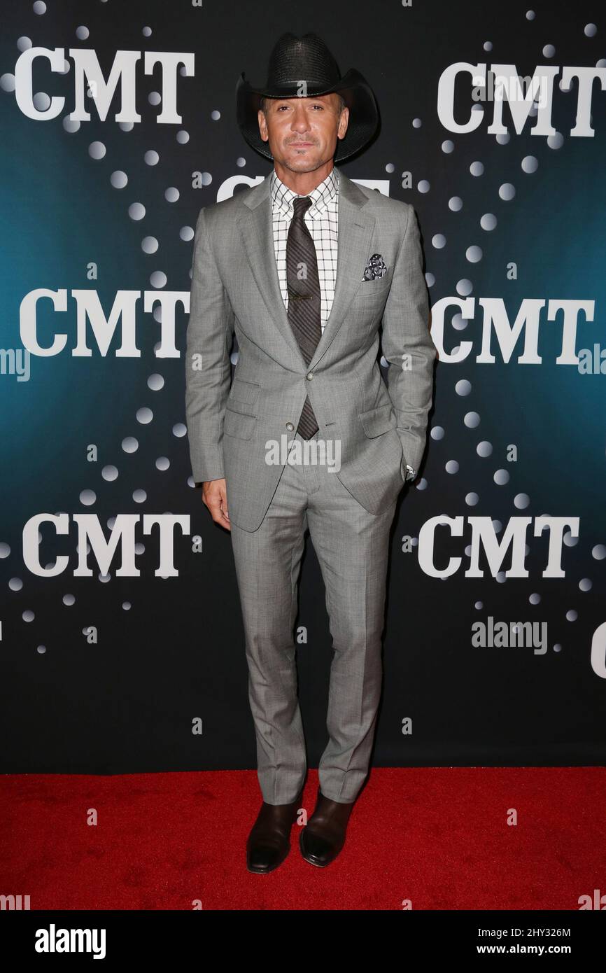 Tim McGraw attending the CMT Artists of the Year 2013 held at the Music