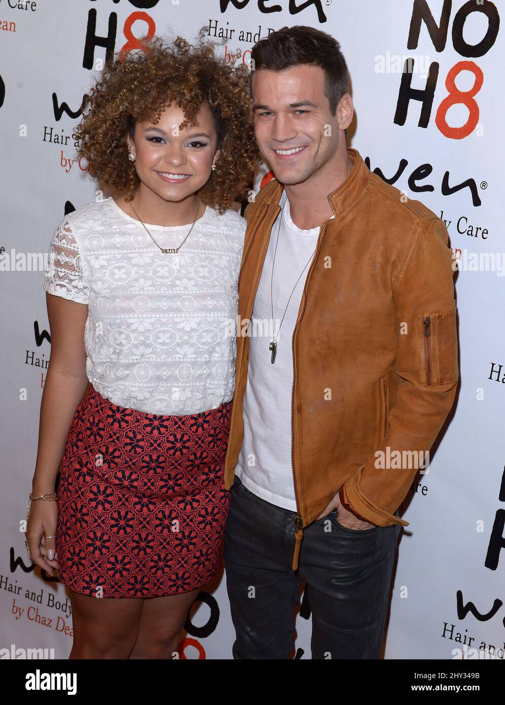 Rachel Crow, Clayton Johnson attending the NOH8 Campaign 5th