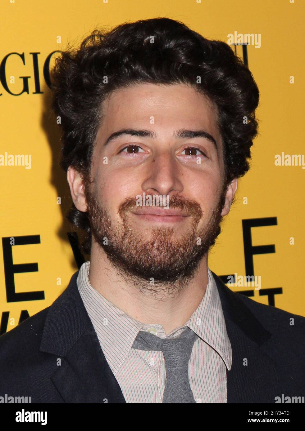 Jake Hoffman attending the premiere of "The Wolf of Wall Street" in New