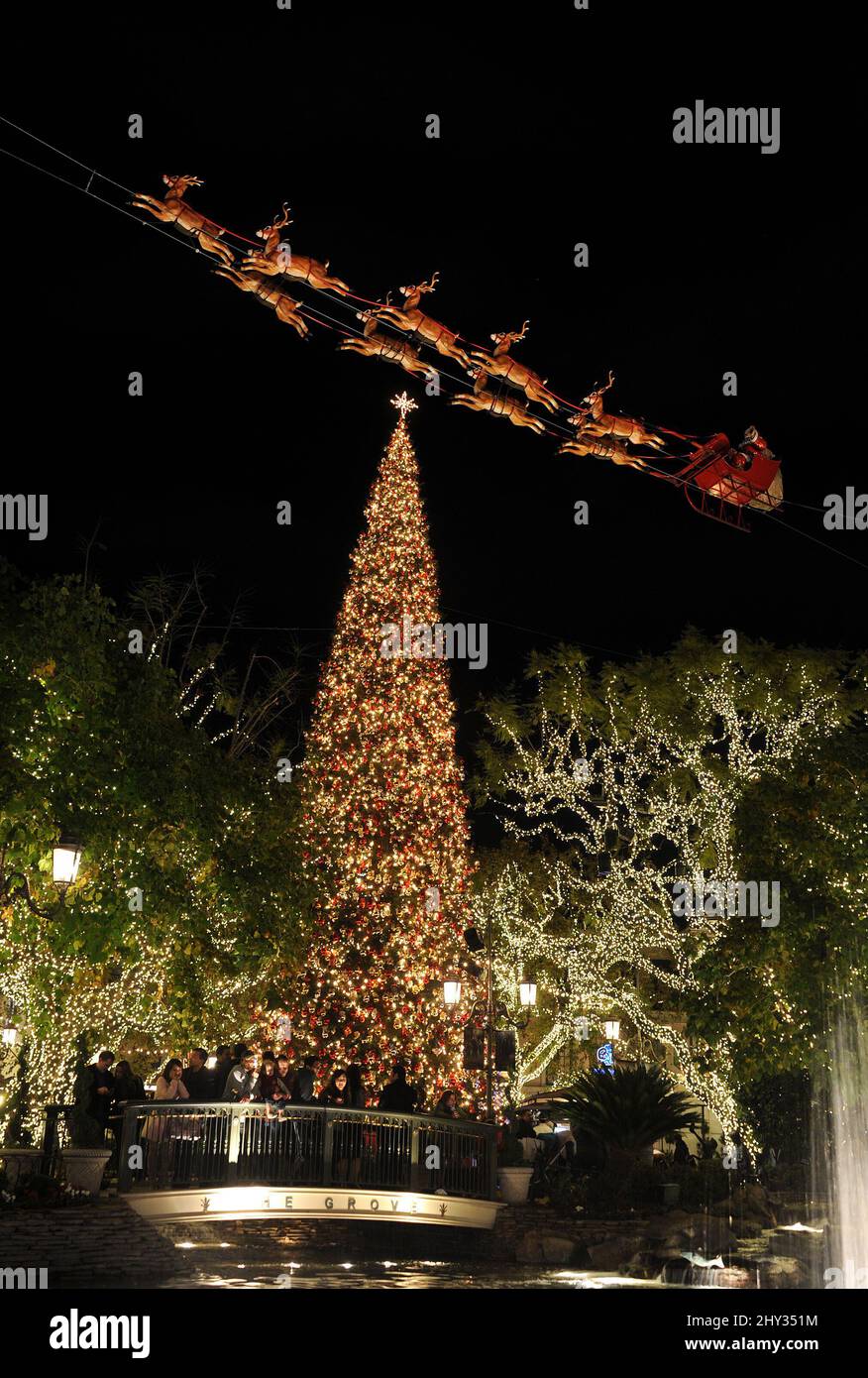 Christmas at The Grove Stock Photo Alamy