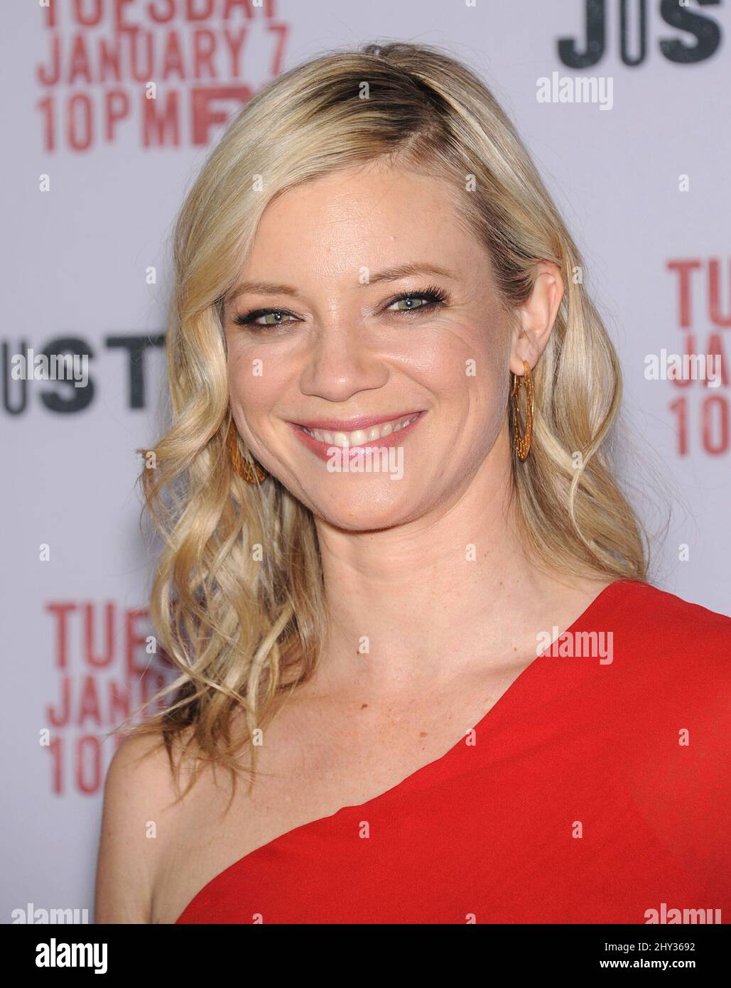 Amy Smart attends the "Justified" Season 5 Premiere at the DGA, Los Angeles Stock Photo Alamy