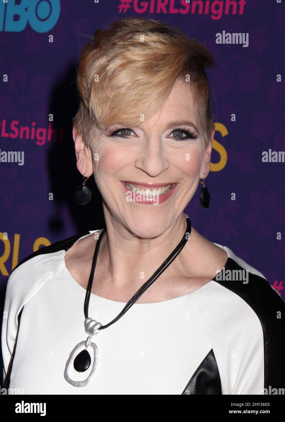 LIsa Lampanelli attends the New York Premiere of "Girls" Season 3