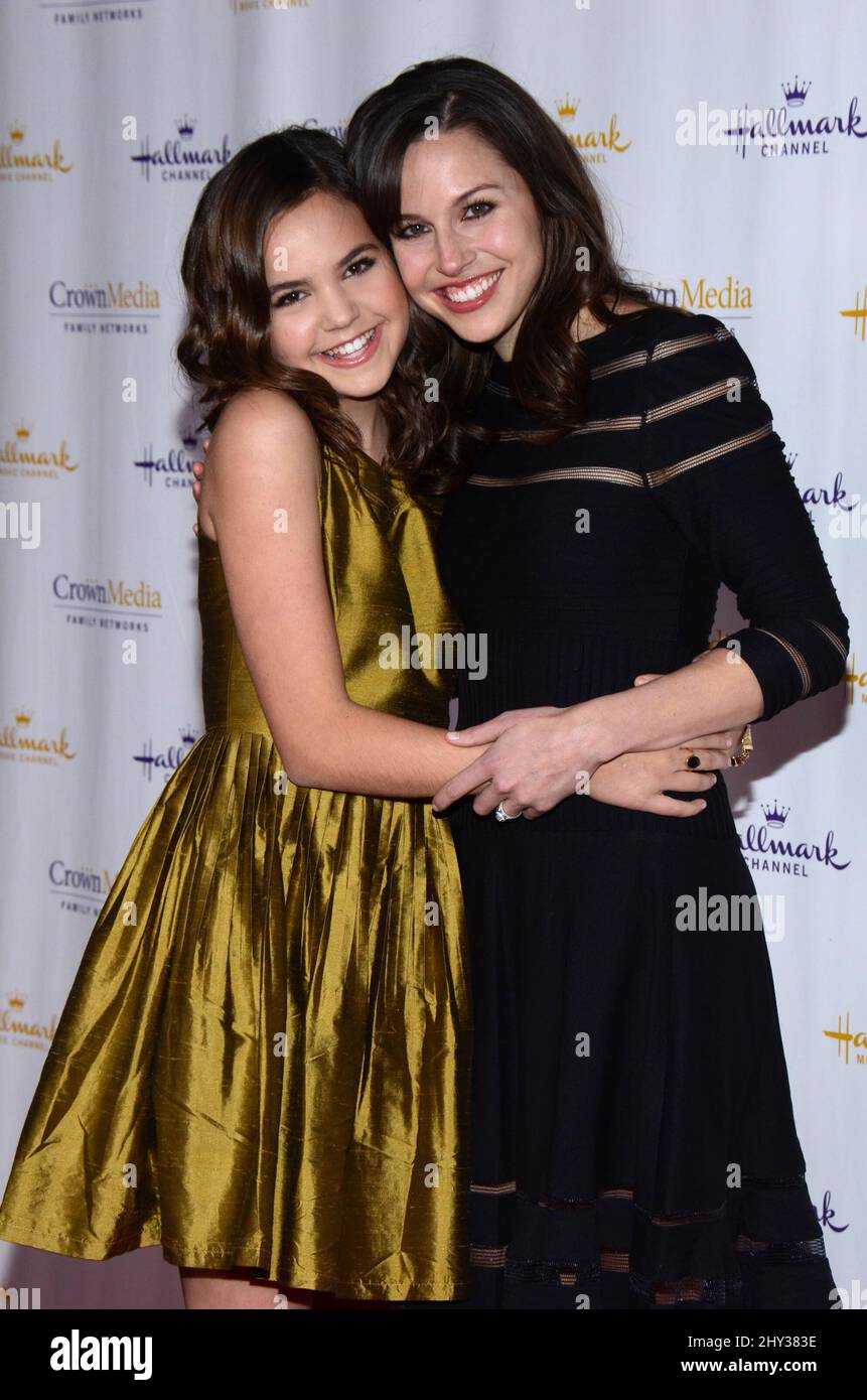 Bailee Madison and Kaitlin Riley attending the Hallmark Channel and