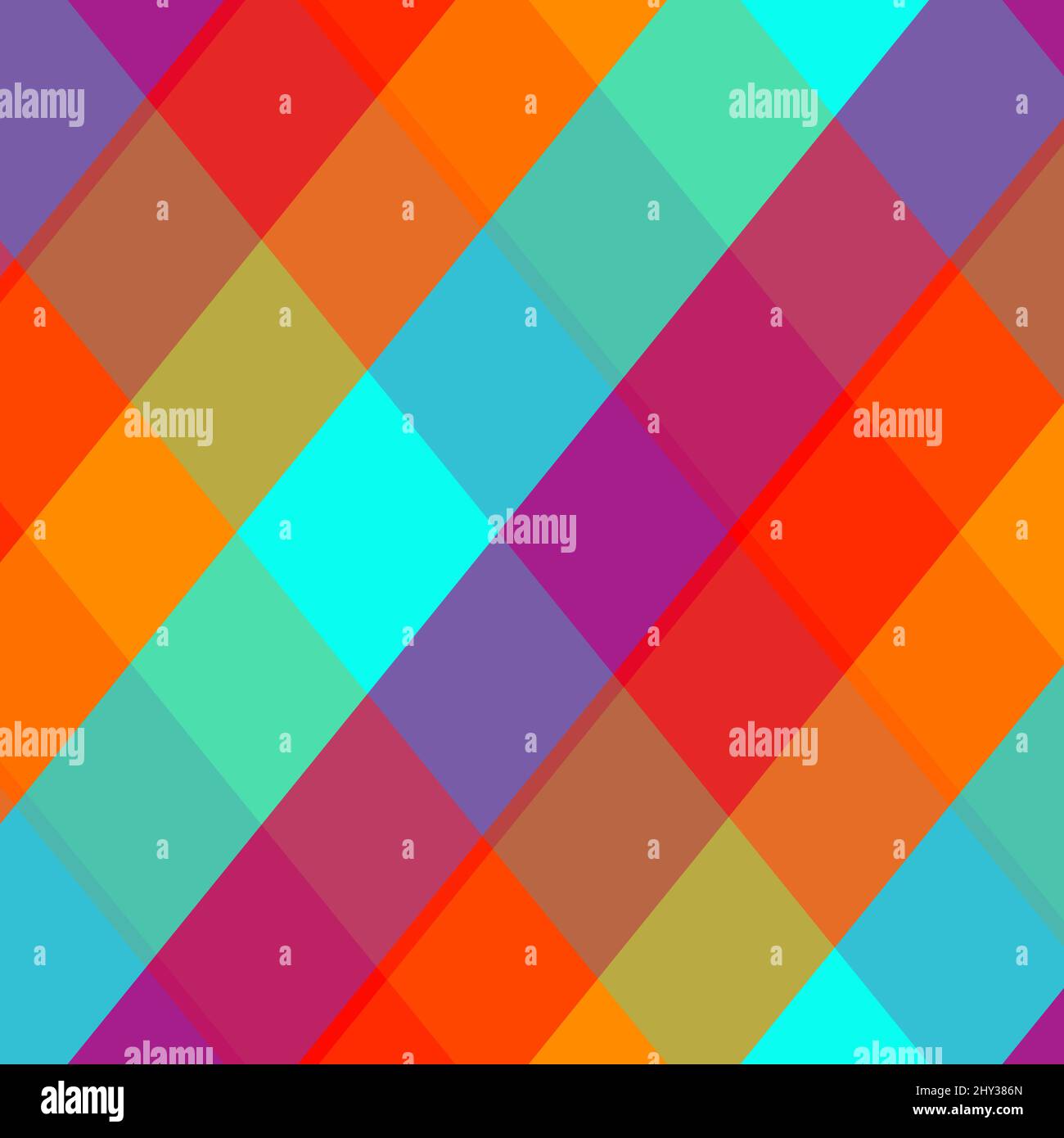 Abstract illustration of colorful square tiles Stock Photo - Alamy