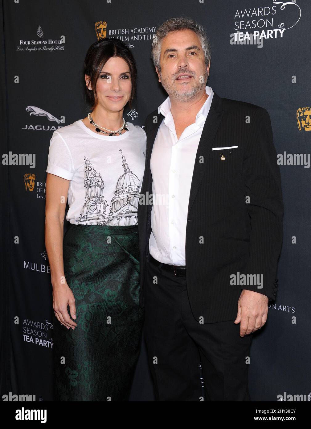 Sandra Bullock & Alfonso Cuaron attending BAFTA Los Angeles Awards