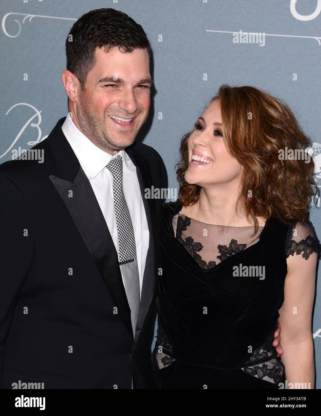 Alyssa Milano, David Bugliari attending the 2014 UNICEF Ball in Los