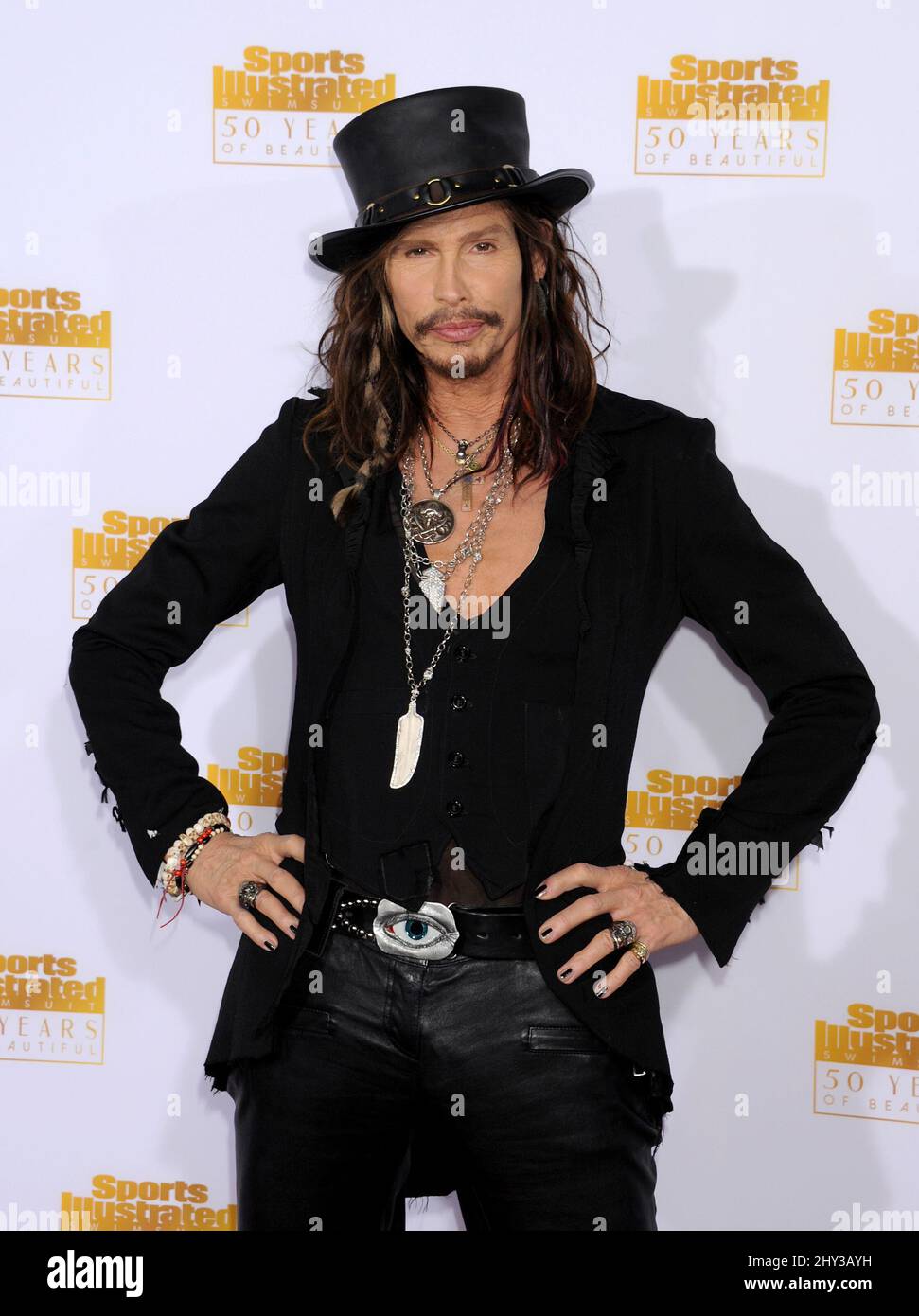 Steven Tyler attending the 50th Anniversary of Sports Illustrated