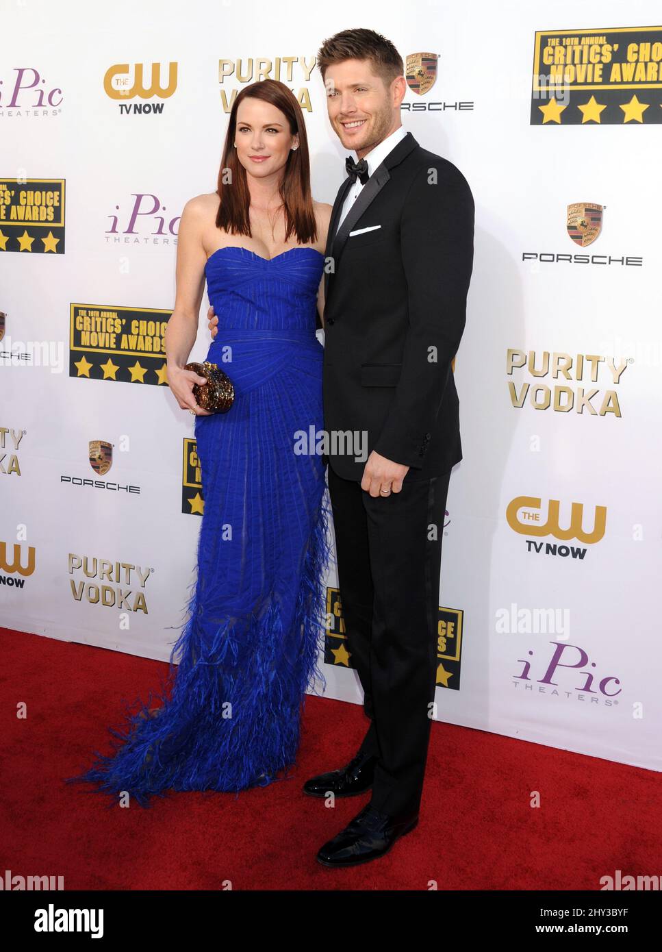 Jensen Ackles, Danneel Ackles attending the 19th Annual Critics' Choice
