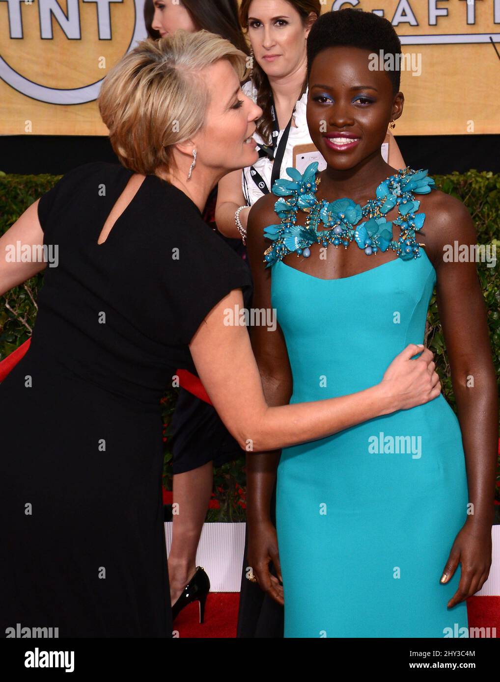 Emma Thompson and Lupita Nyong'o attending the 20th Annual Screen