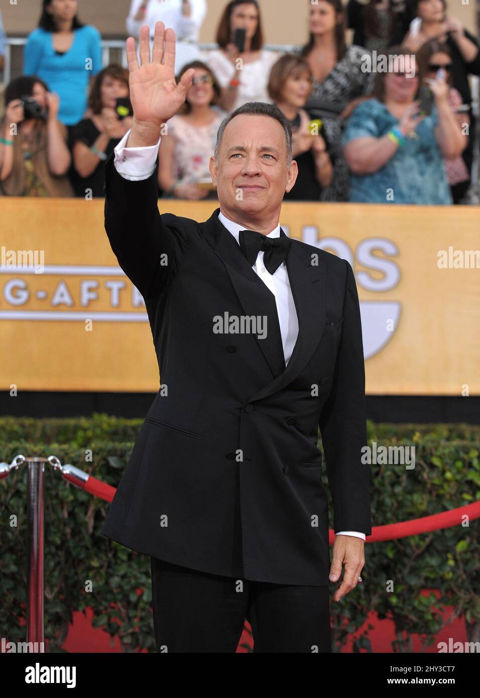 Tom Hanks attends the 20th Annual SAG Awards at Shrine Auditorium, Los Angeles, California 18th January. Stock Photo