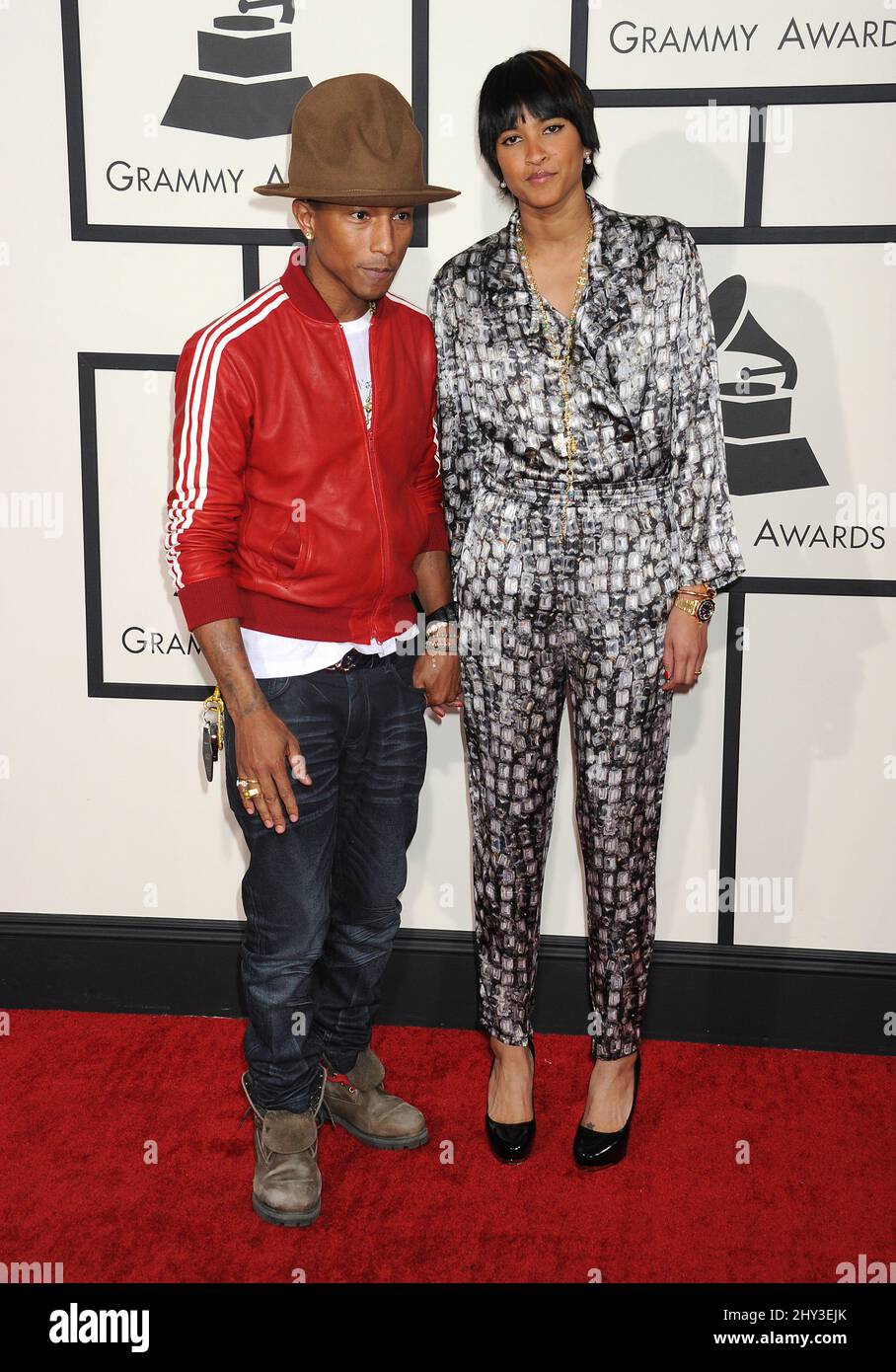 Grammys Awards 2023 Pharell Williams Red Tracksuit